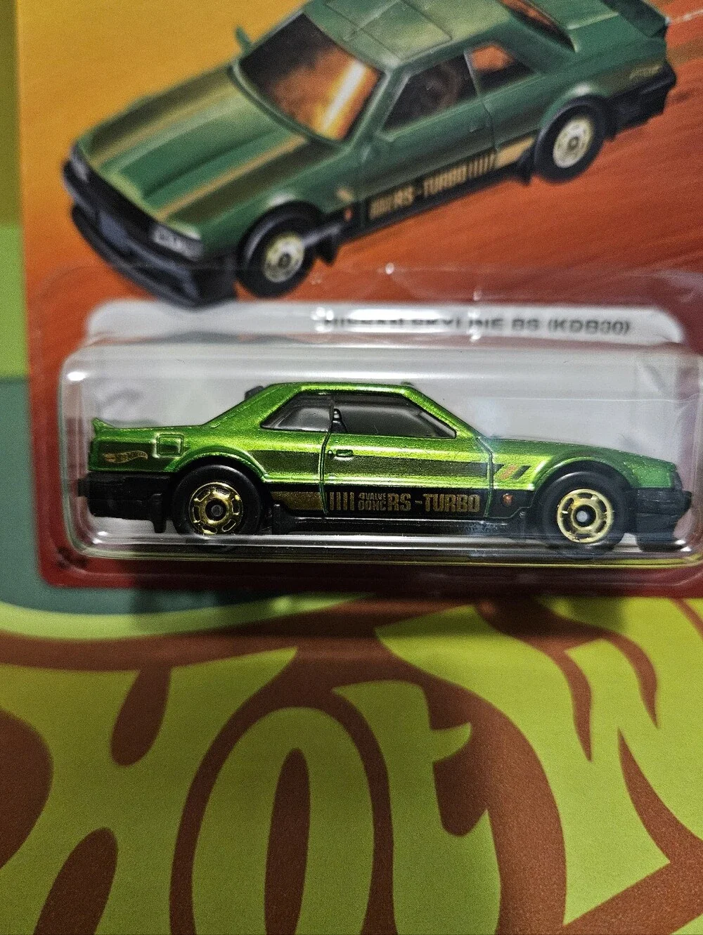 HotWheels Nissan Skyline RS (KDR30) - Metallic Green